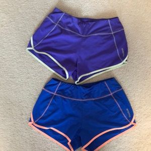 Reebok Running shorts (both pairs)